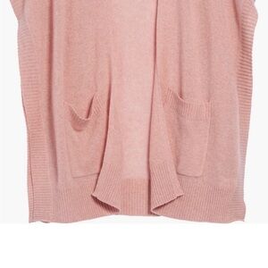 Halogen Blush Open-Front Pocket Cardigan
